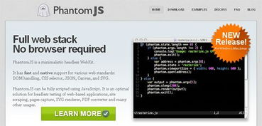 Using PhantomJS for Web Scraping