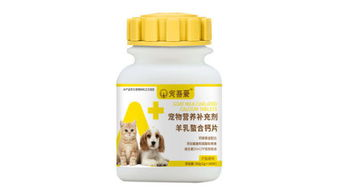 一、宠物钙片的分类与作用