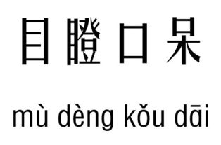 目瞪口呆的基本含义