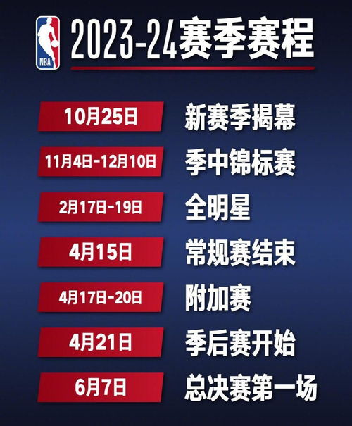 2023-2024赛季预选赛完整赛程