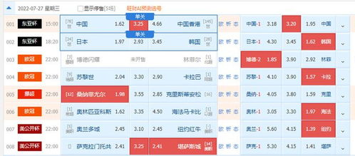 一、竞彩足球开奖结果的基础认知