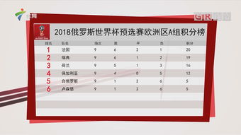 各大洲预选赛积分榜解析