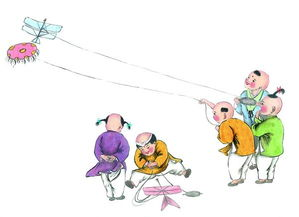 90年代最催泪的童年对话：爷爷的风筝线牵住三代人