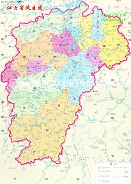 湖南江西地图,详解两省地理特色-地图信息解读