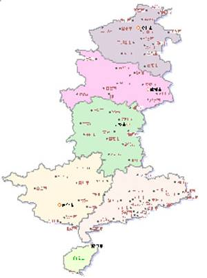 湖南省地级市一览，总数及分布特点