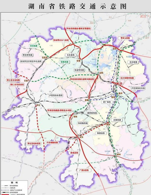 湖南高铁线路,覆盖广泛-打造中部地区交通枢纽