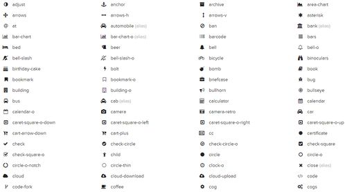 一、Font Awesome：字体图标的首选