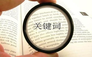 一、关键词研究：选择合适的关键词